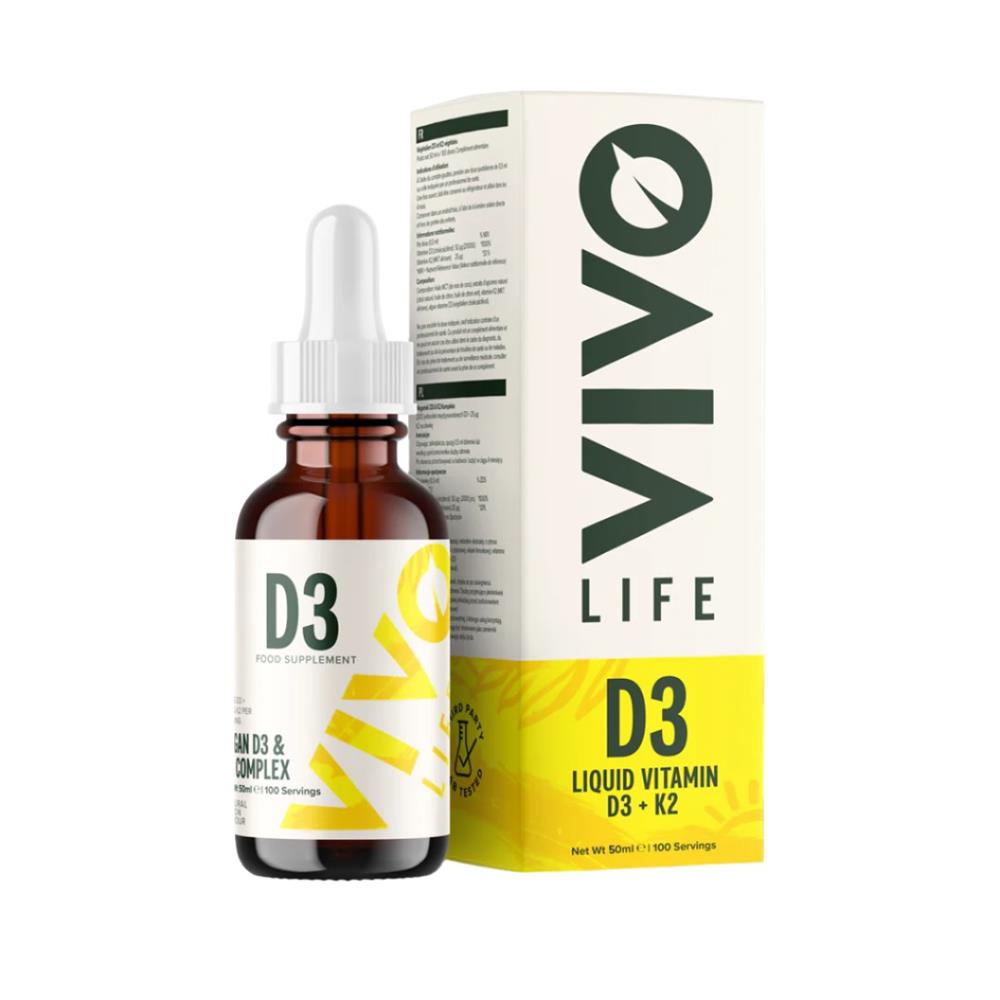 Vivo Life_Vitamin D3 & K2 Liquid 50ml