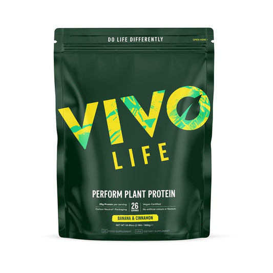 Vivo Life_Perform Plant Protein Banana & Cinnamon 988g