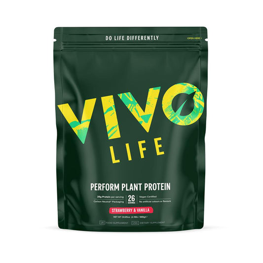 Vivo Life_Perform Plant Protein Strawberry & Vanilla 988g