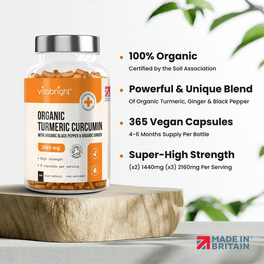 Vitabright_Organic Turmeric Curcumin - 2160mg - 120 day supply