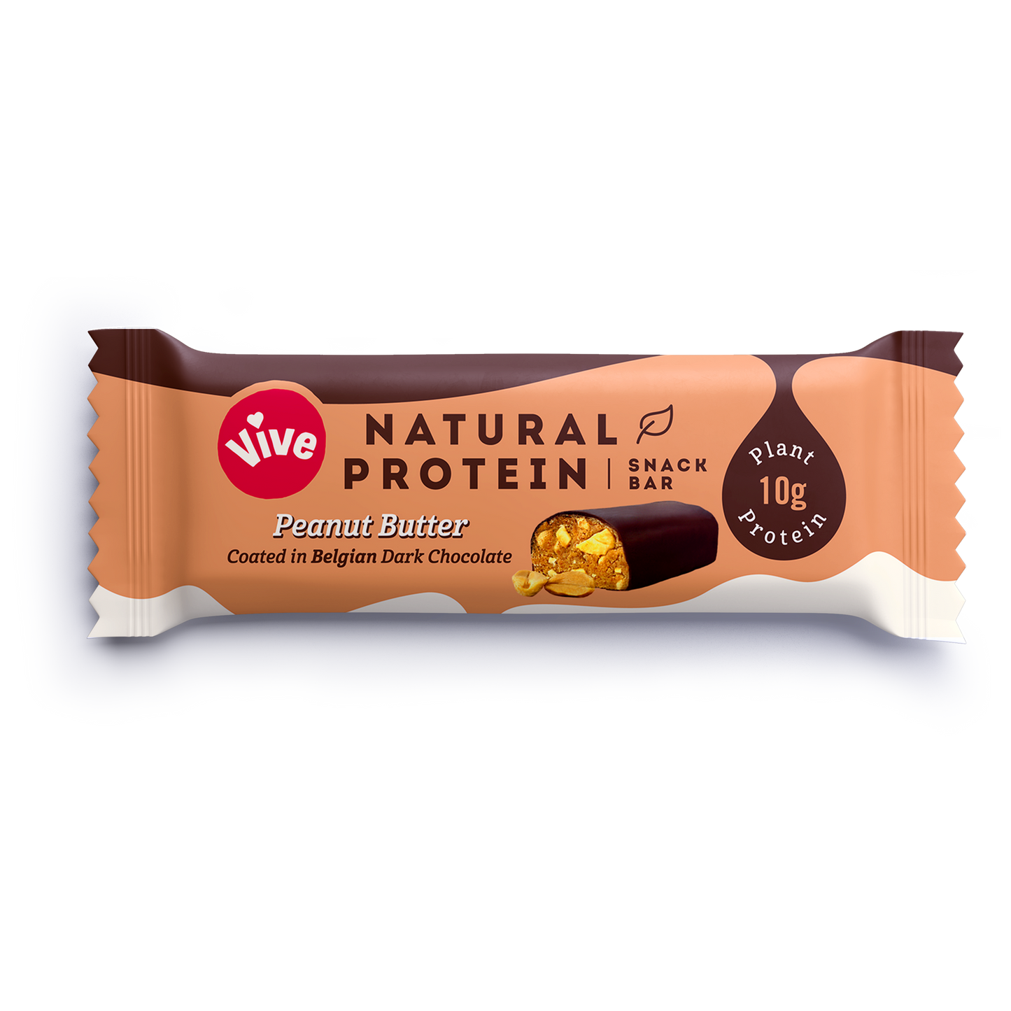 Vive Natural Protein Snack Bar 12x49g Salted Caramel