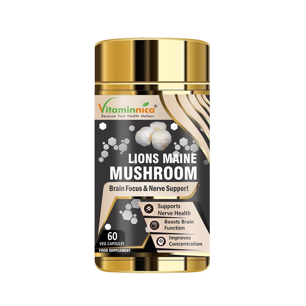 Vitaminnica_Lions Maine Mushroom 500mg 60 capsules