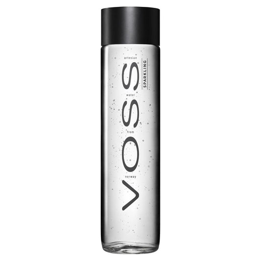 Voss_Water 375ml Sparkling Glass-pack of 4