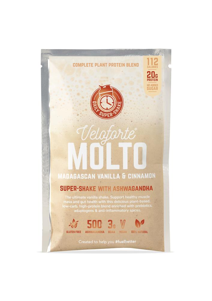 Veloforte_Molto Vanilla & Cinnamon Vegan Protein Shake 38g-pack of 4