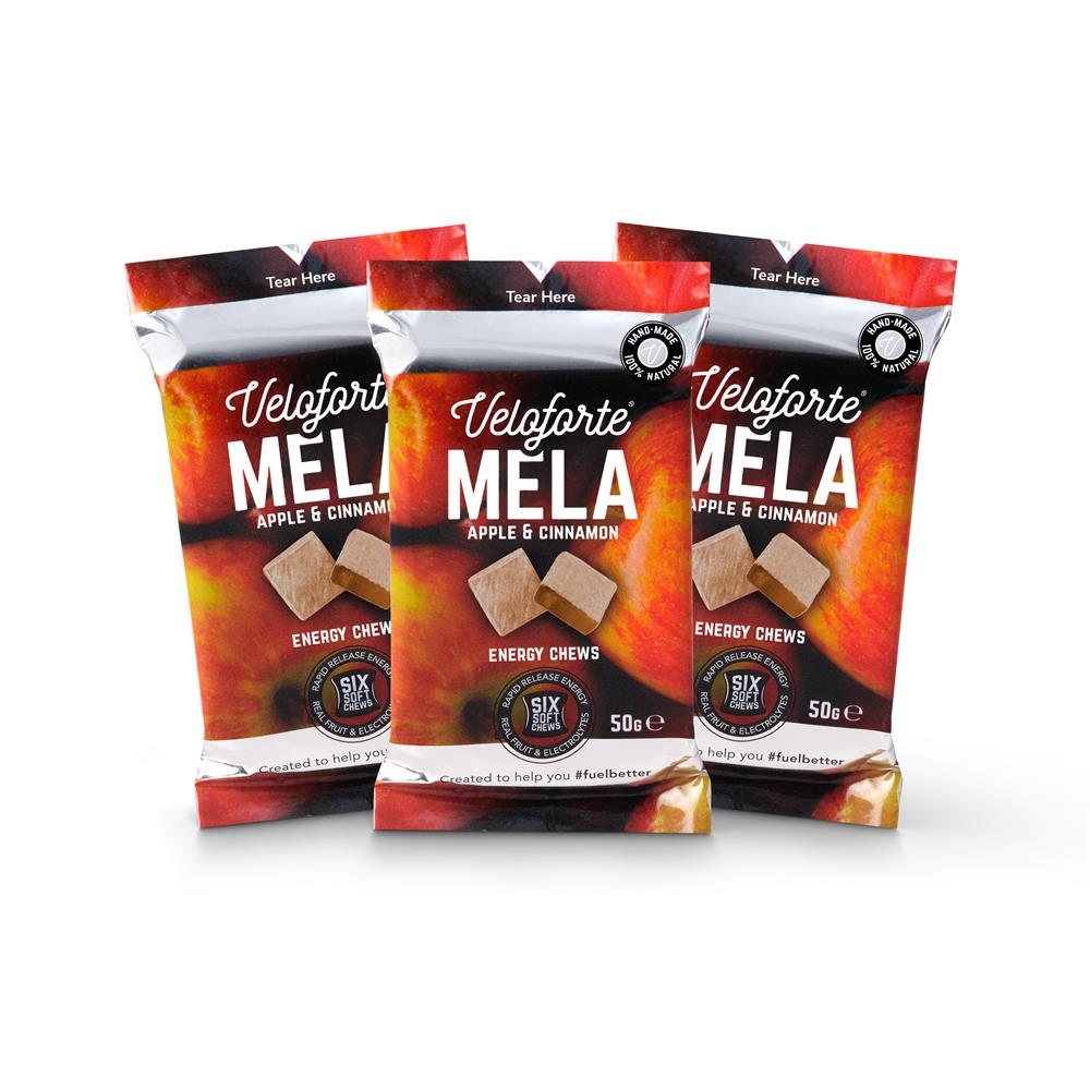Veloforte_Mela Natural Energy Chews (Apple & Cinnamon) 50g-pack of 5