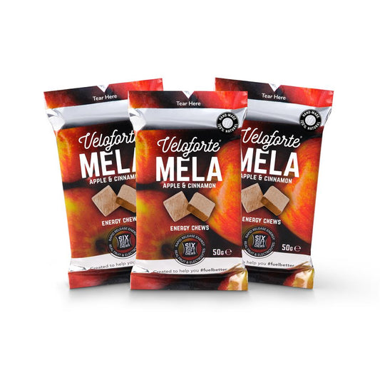 Veloforte_Mela Natural Energy Chews (Apple & Cinnamon) 50g-pack of 5