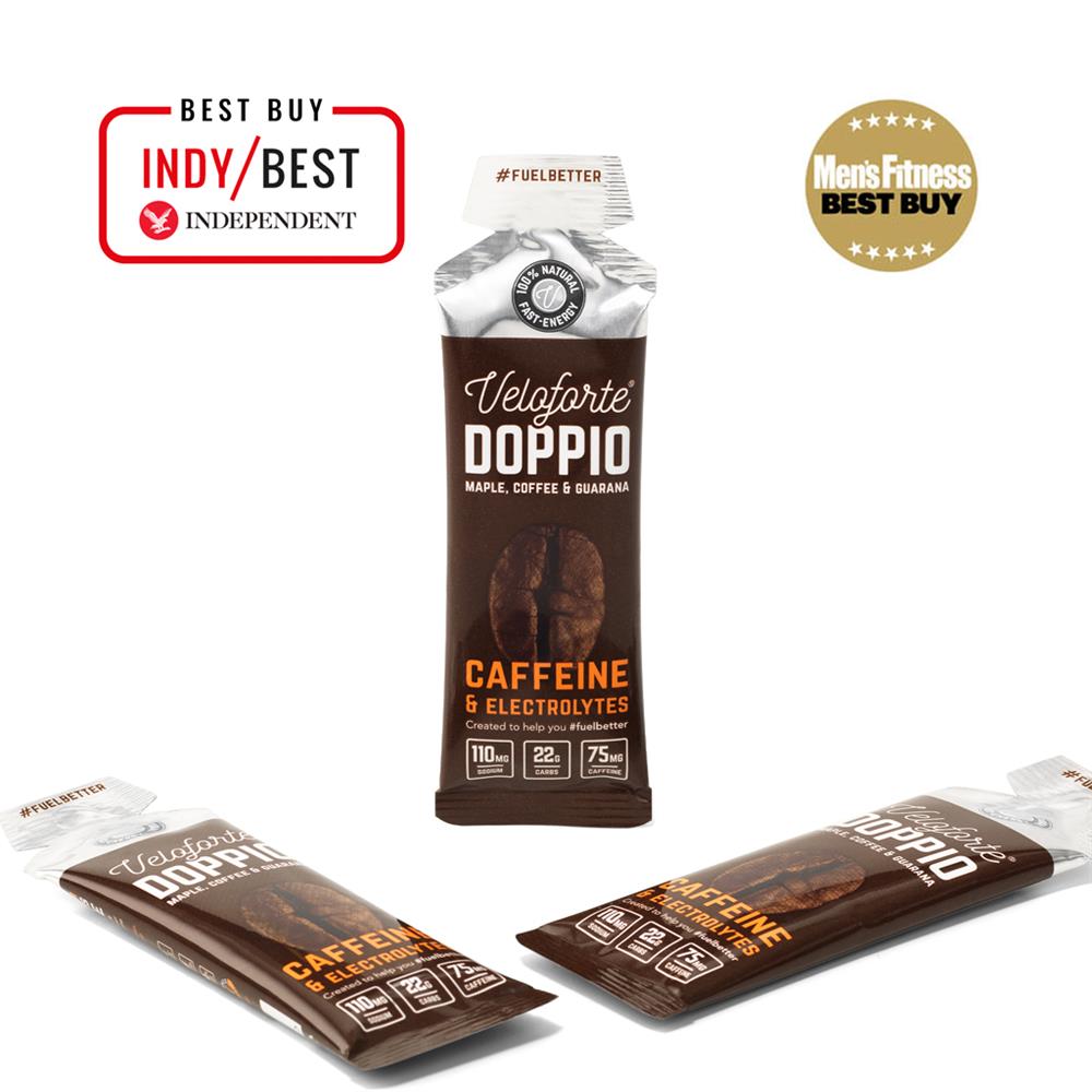 Veloforte_Doppio Maple & Coffee Vegan Energy Gel 33g-pack of 4