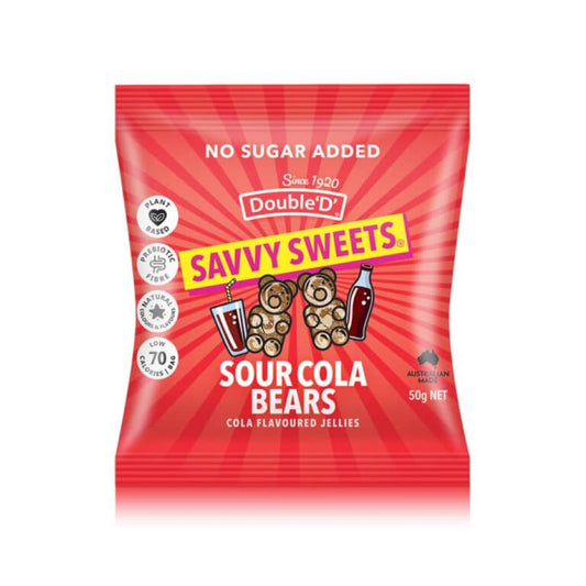 Savvy Sweets_Sour Cola 50g-Pack of 4