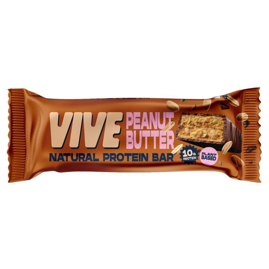 Vive_Peanut Butter Dark Chocolate Coated Protein Snack Bar 49g-Pack of 12