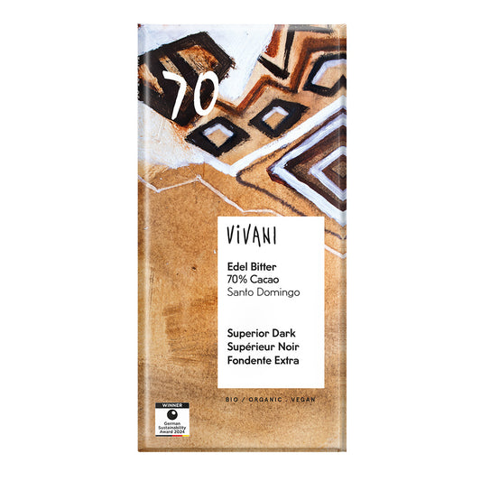 Vivani_Dark 70% Superior Chocolate Vegan Organic 100g