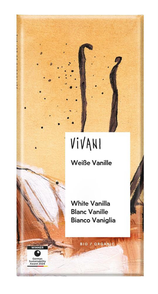 Vivani_White Chocolate with Bourbon Vanilla Organic 80g