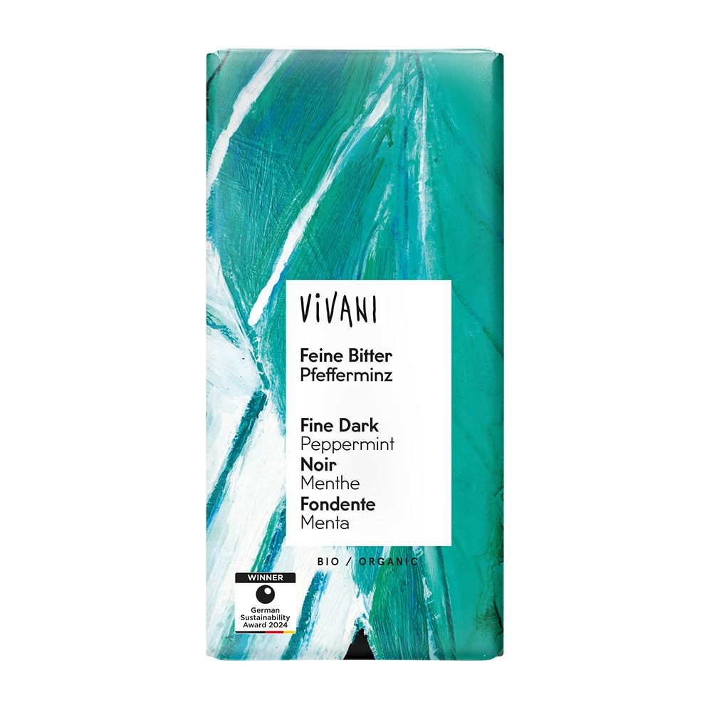 Vivani_Dark Peppermint Chocolate Organic 100g