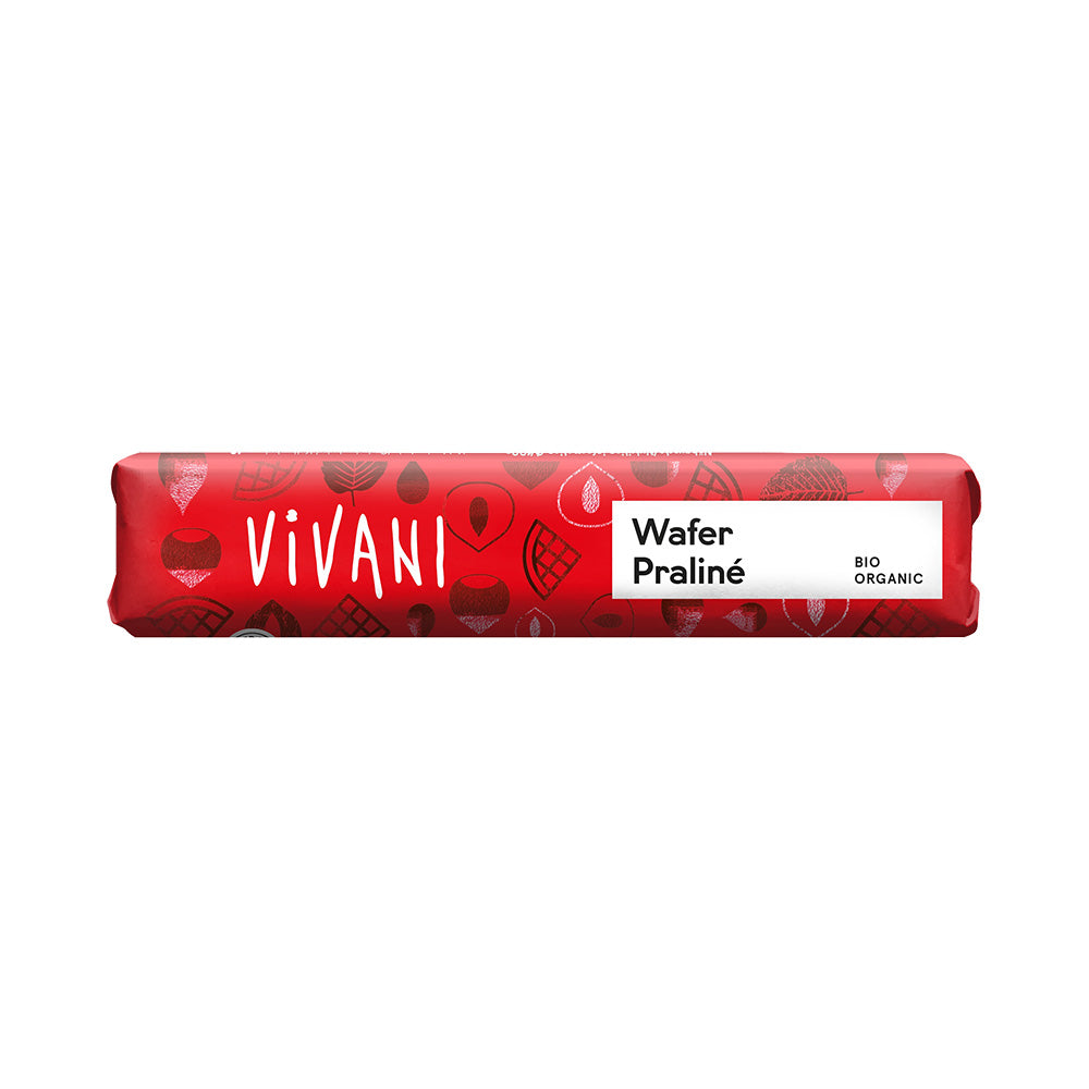 Vivani_Mini Milk Chocolate Wafer Praline Organic 40g