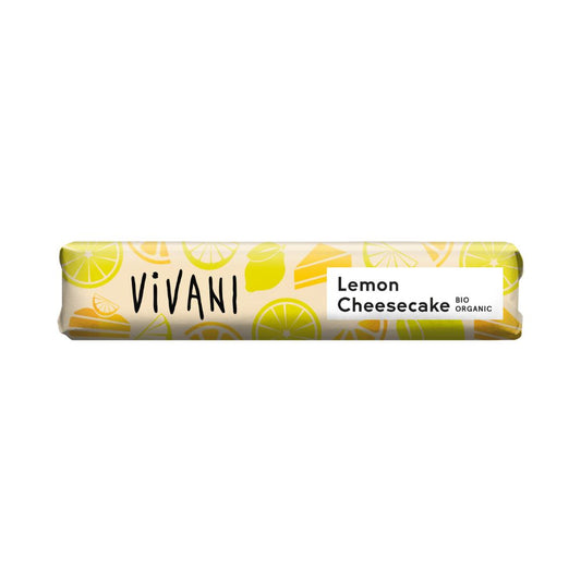 Vivani_Organic Mini Milk Chocolate Lemon Cheesecake Bar 40g