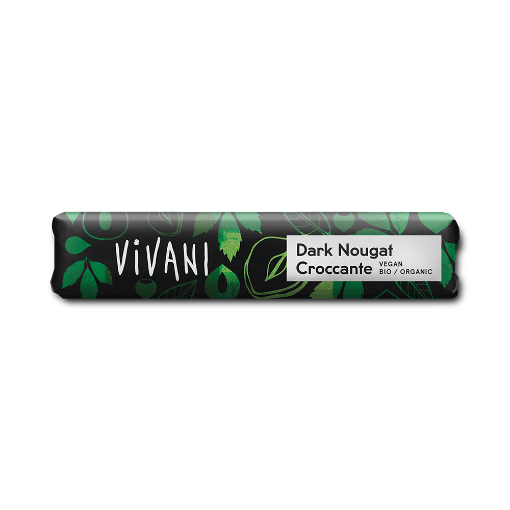 Vivani_Mini Dark Nougat Croccante Chocolate Vegan Organic 35g