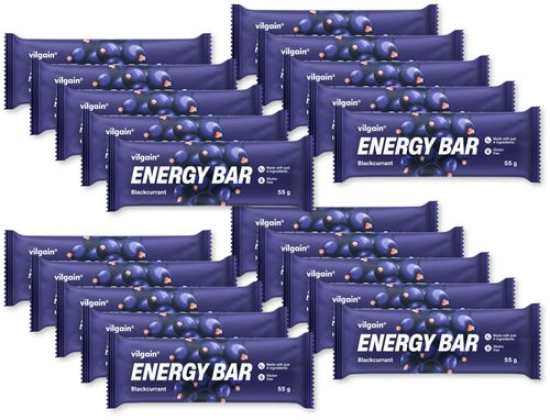 Vilgain Energy Bar 20x55g Blackcurrant