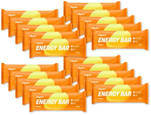 Vilgain Energy Bar 20x55g Blackcurrant