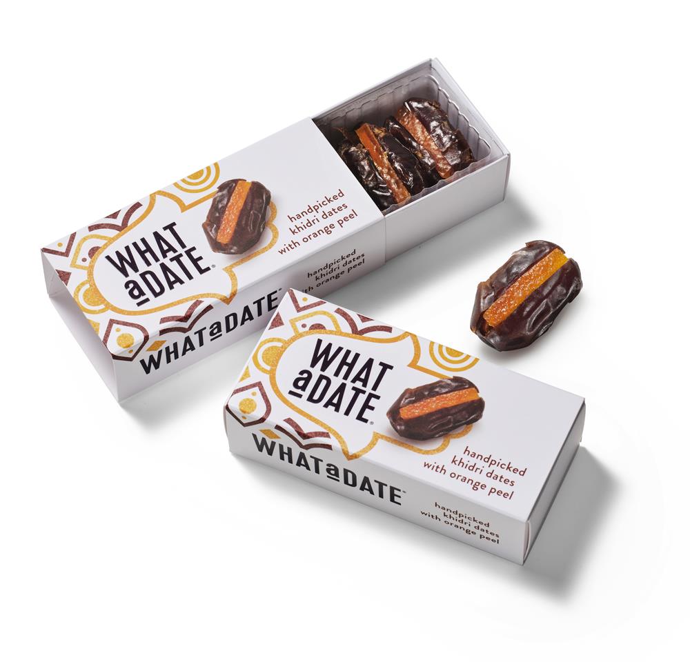 What a Date_Organic Dates with Orange Peel - Snack Box 50g