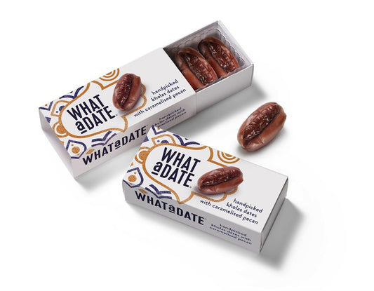 What a Date_Organic Date with Pecan - Snack Box 50g