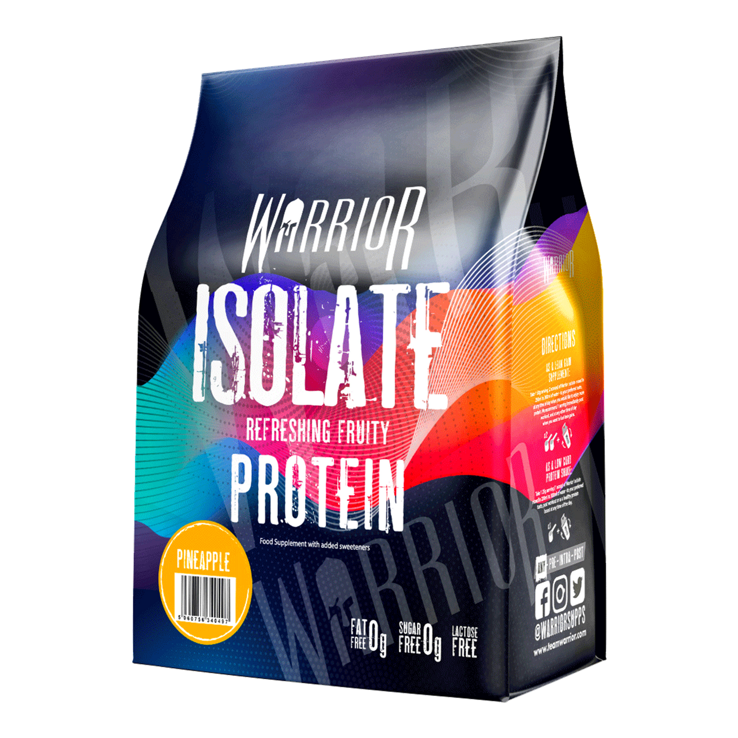 Warrior Isolate 500g Blue Raspberry