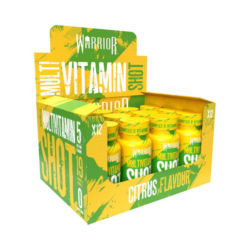 Warrior Multi-Vitamin Shots 12x60ml Citrus