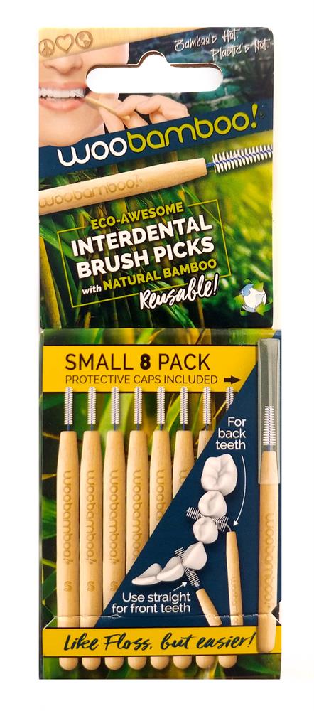 Woobamboo_Bamboo Interdental Brush Picks -Small (8 pack)