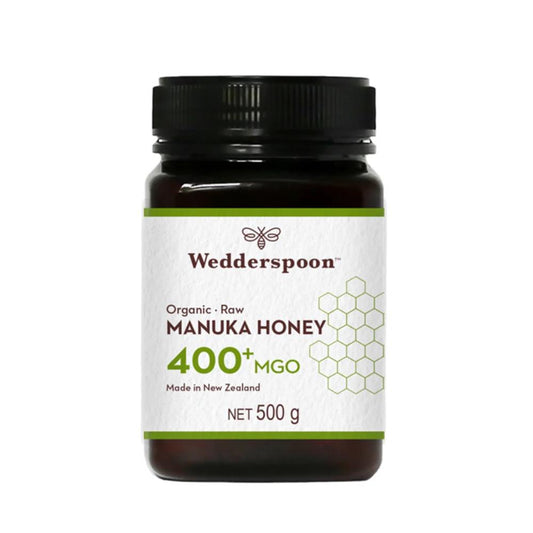 Wedderspoon_MGO 400 Raw & Organic Manuka Honey 500g