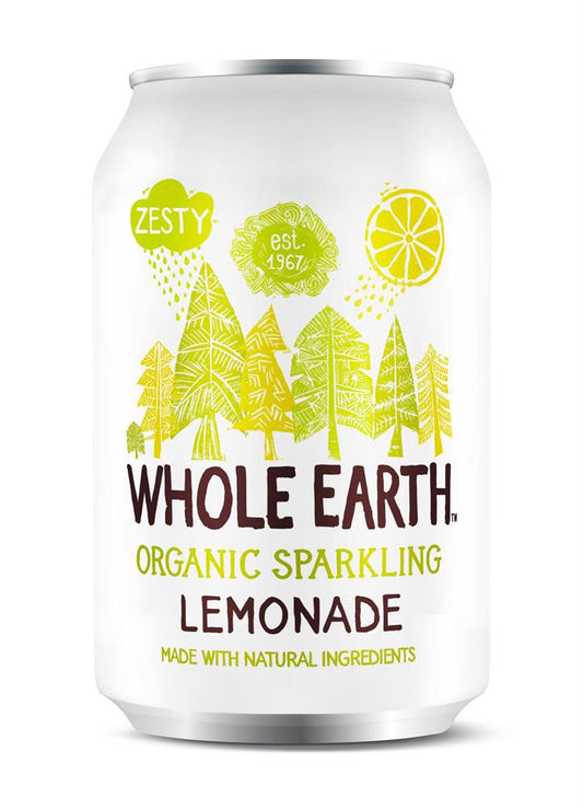 Whole Earth_Lightly Sparkling Organic Lemonade 330ml