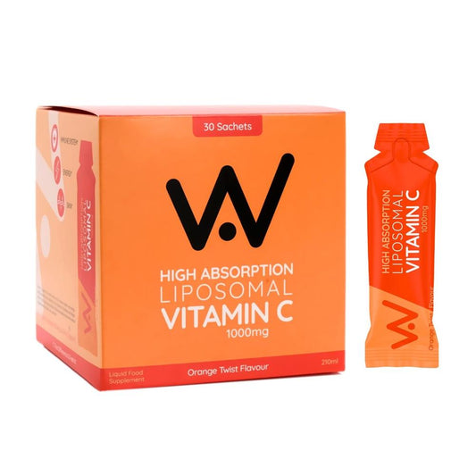 Well Actually_Vitamin C 1000mg Liposomal Liquid - 30 Sachet Pack - Orange Twist