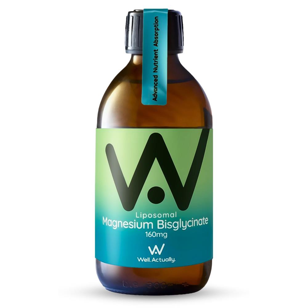Well Actually_Mag Bisglycinate 160mg Lipo Liquid 250ml Lime & B.Berry