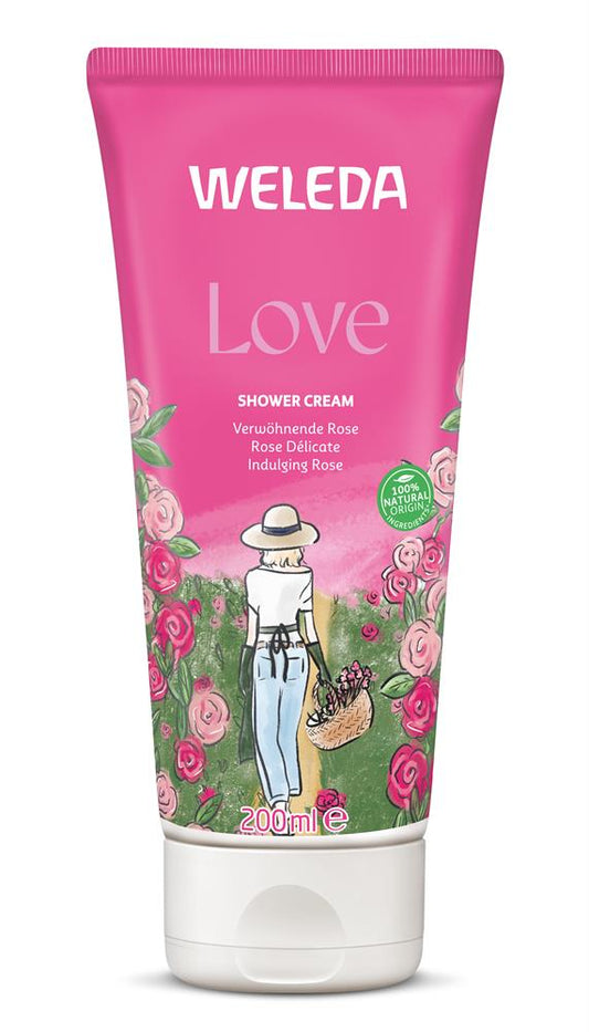 Weleda_Love Pampering Shower Cream Rose 200ml