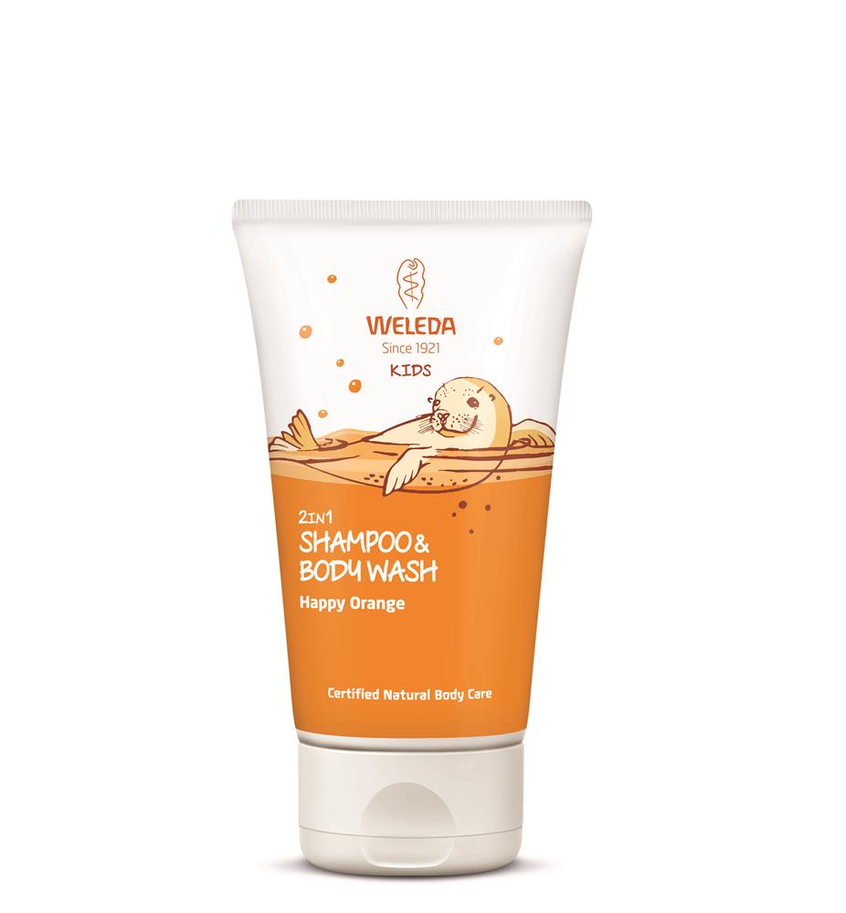 Weleda_Kids 2in1 Shampoo and Body Wash Happy Orange 150ml