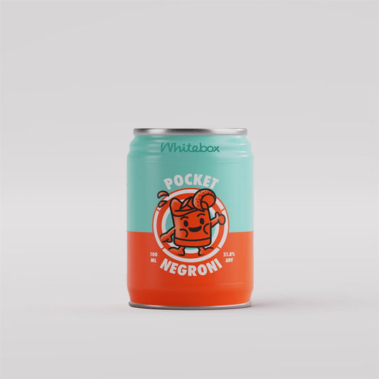 Whitebox Cocktails_Pocket Negroni Canned Cocktail 21.8% ABV 100ml