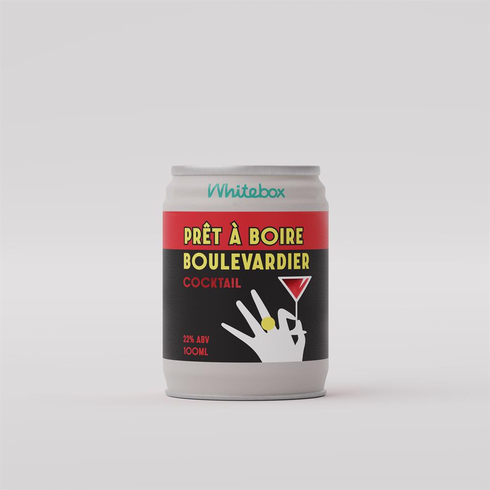 Whitebox Cocktails_Boulevardier Canned Cocktail 22% ABV 100ml