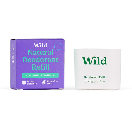Wild_Coconut & Vanilla Sensitive Deo Refill 40g-pack of 2