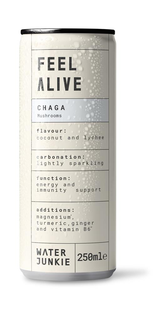 WaterJunkie_Feel Alive Chaga Functional Mushroom Drink 250ml-pack of 3