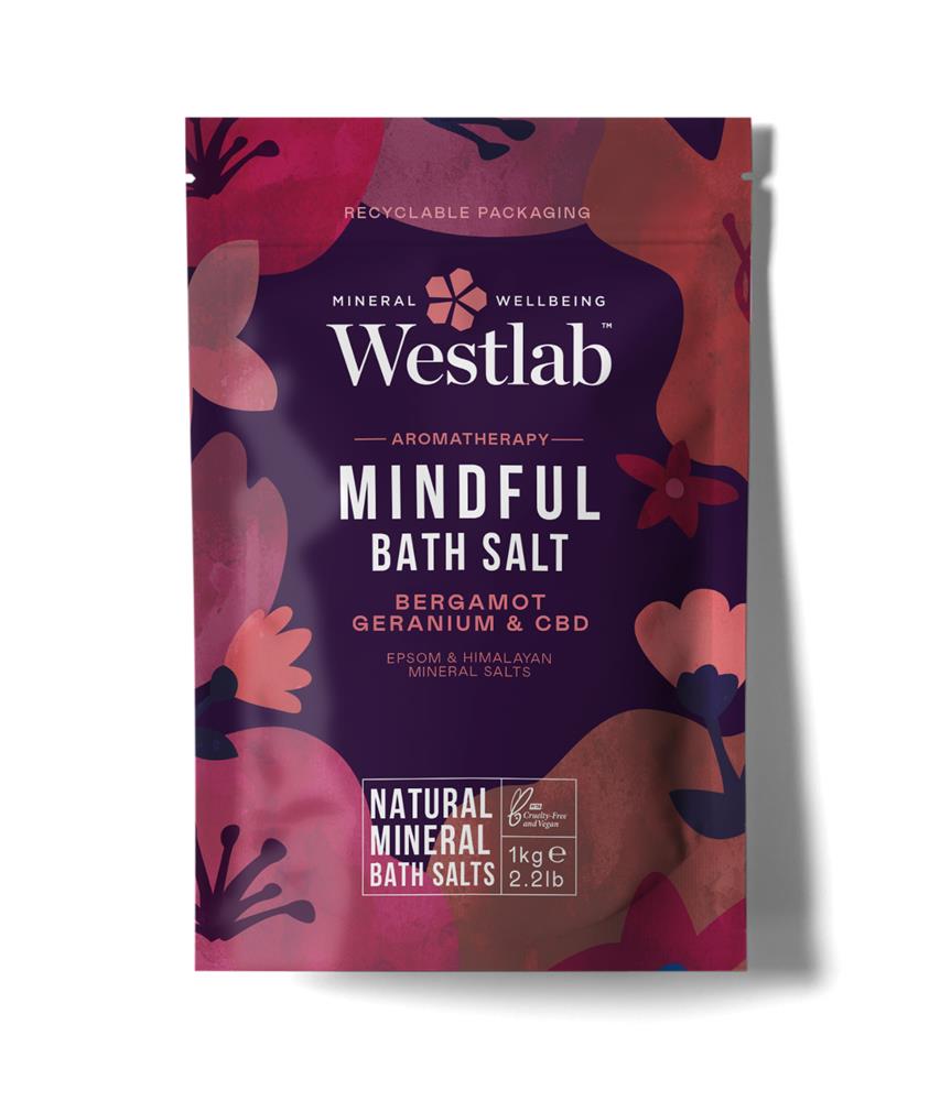 Westlab_MINDFUL Bath Salts with Frankincense & CBD Oil 1000g