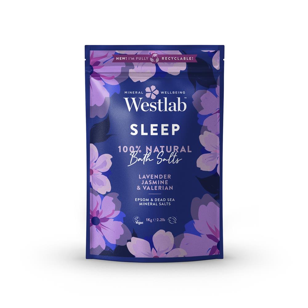 Westlab_SLEEP Bathing Salts with Jasmine & Valerian 1000g