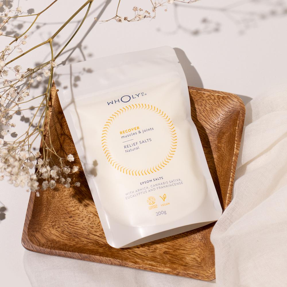 WholyMe_Natural Epsom Bath Salts For Muscles And Joints 200g