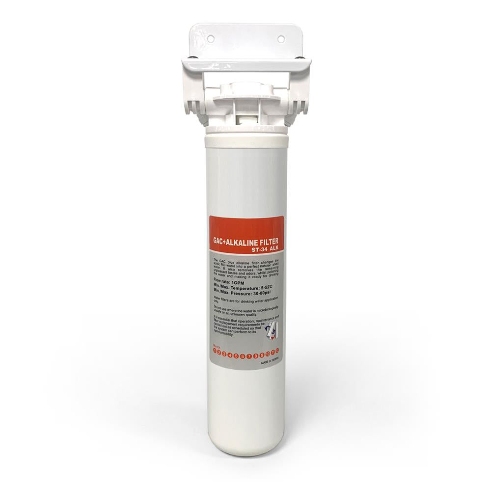 Well Pure_6th Stage GAC + Alkaline Filter with mounting bracket (Option 1)
