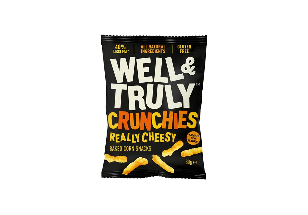 Well and Truly_Really Cheesy Crunchies Snack 30g-pack of 10
