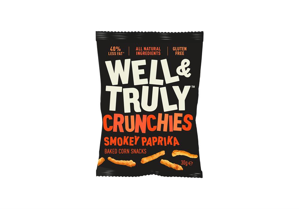 Well and Truly_Smokey Paprika Crunchies Snack 30g-pack of 10