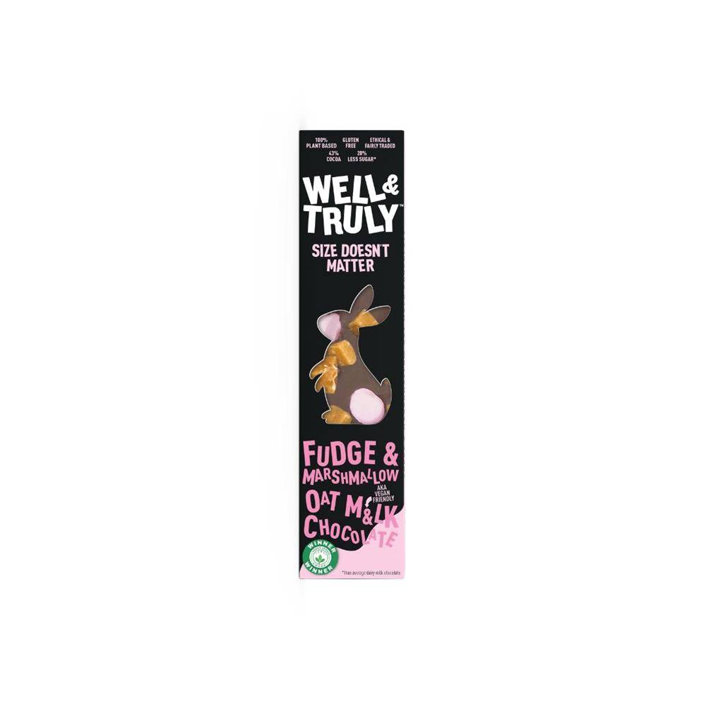 Well and Truly_Oat M&lk Chocolate Bar with Fudge and Marshmallow 30g