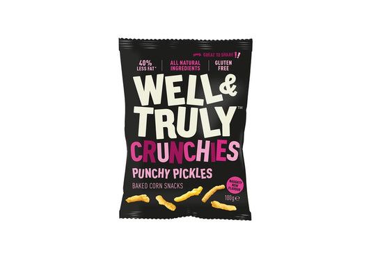 Well and Truly_Punchy Pickles Crunchies Snack 100g-pack of 14