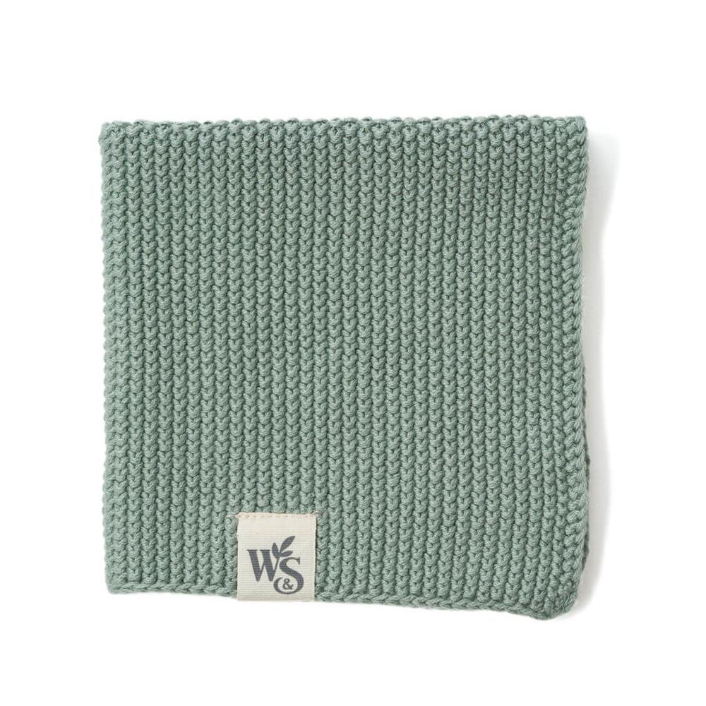 Wild and Stone_Organic Cotton Dishcloth - Moss Green