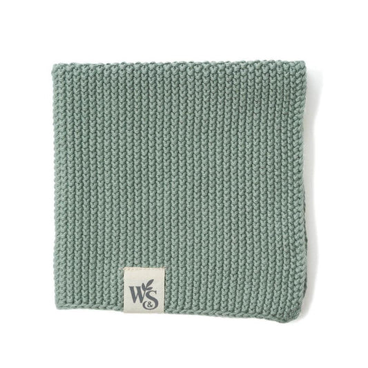 Wild and Stone_Organic Cotton Dishcloth - Moss Green