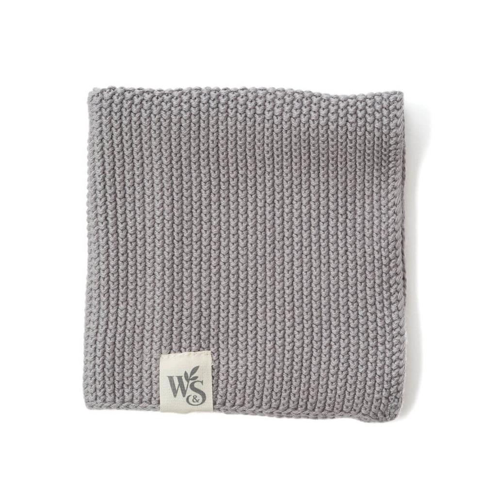 Wild and Stone_Organic Cotton Dishcloth - Dove Grey