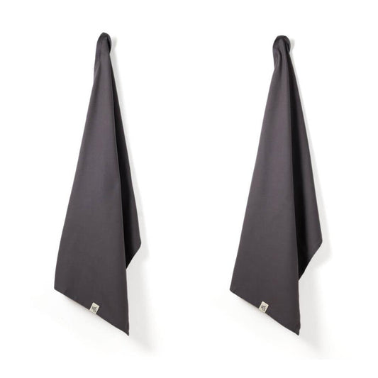 Wild and Stone_Organic Cotton Tea Towels - Set of 2 - Slate Grey