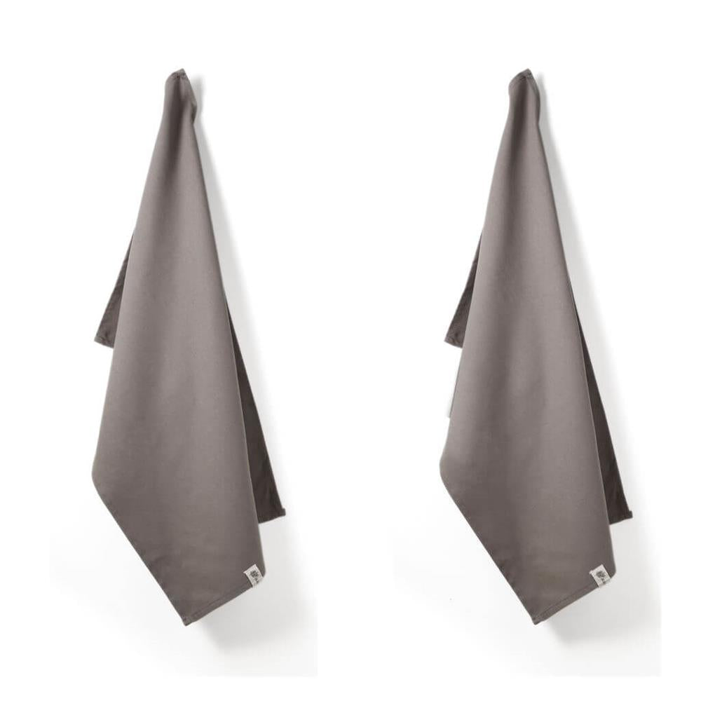 Wild and Stone_Organic Cotton Tea Towels - Set of 2 - Dove Grey