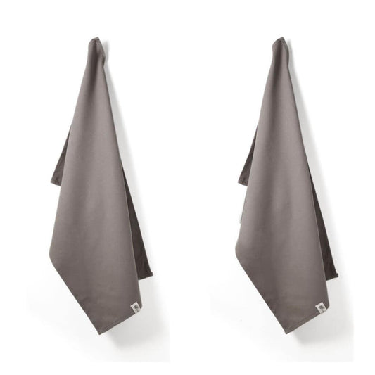 Wild and Stone_Organic Cotton Tea Towels - Set of 2 - Dove Grey